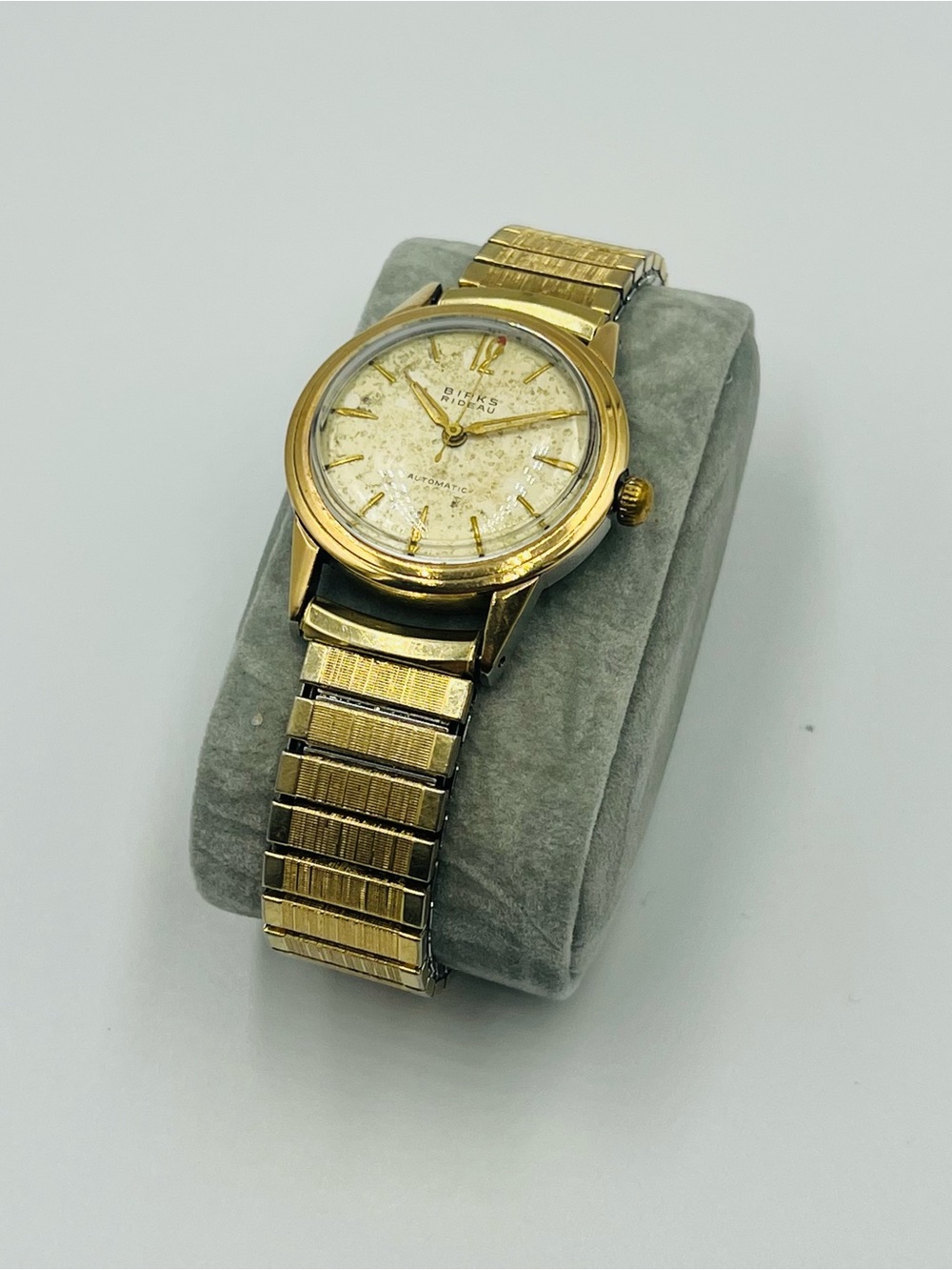 Vintage BIRKS RIDEAU Men’s Automatic AS 1361N Swiss 1950s 10K GP Bracelet
